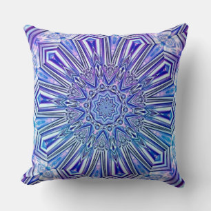 Eis Star Kaleidoskop Muster Keuchkissen Kissen