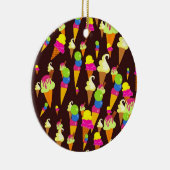 Eis-Tapete Keramik Ornament (Rechts)