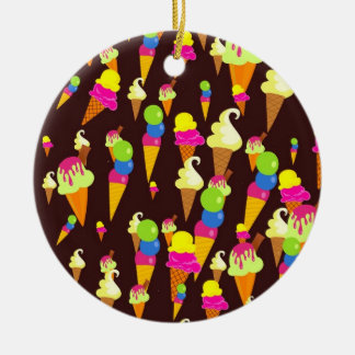 Eis-Tapete Keramik Ornament