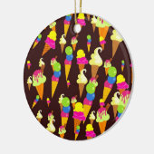 Eis-Tapete Keramik Ornament (Links)