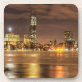 Eis teilweise geschmolzen auf Charles River in Untersetzer (Vorderseite)