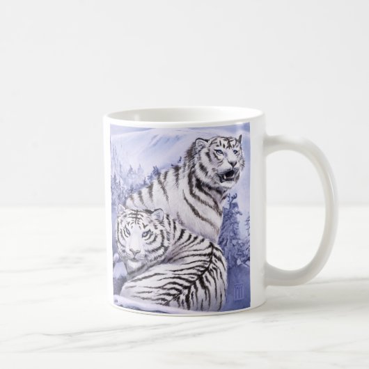 Eis-Tiger Kaffeetasse (Rechts)