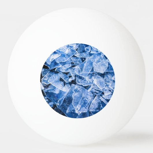 Eis Tischtennisball (Rückseite)