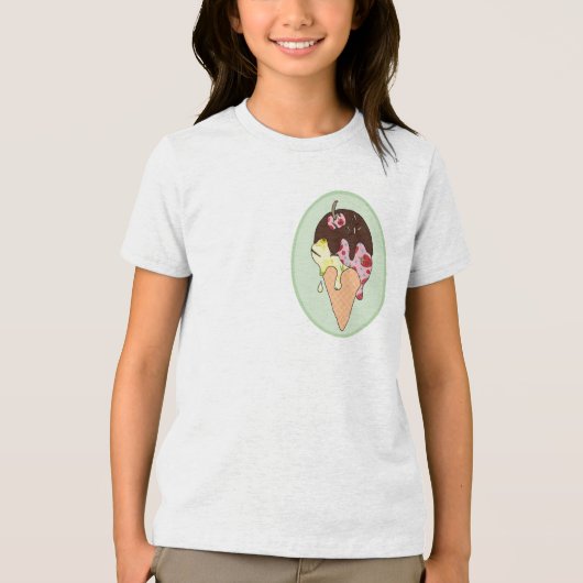 Eis Tri-Blend Shirt (Vorderseite)
