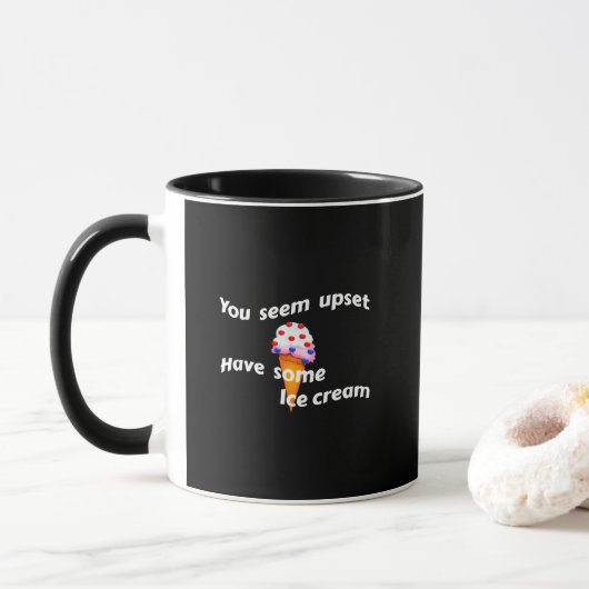 Eis trinken tasse (Mit Donut)