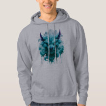 Eis tropfender Wolf Hoodie