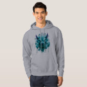 Eis tropfender Wolf Hoodie (Vorne ganz)