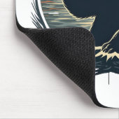 Eis, um dich zu treffen Eisbären Weihnachtsgeschen Mousepad (Ecke)