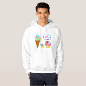 Eis und Cupcakes Hoodie (Vorne ganz)