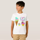 Eis und Cupcakes T-Shirt (Vorne ganz)