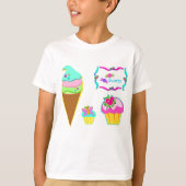 Eis und Cupcakes T-Shirt (Vorderseite)