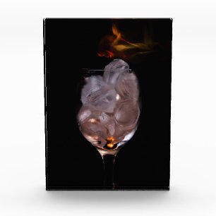 Eis und Feuer Fotoblock