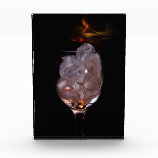 Eis und Feuer Fotoblock (Vorderseite)