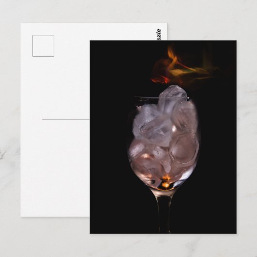 Eis und Feuer Postkarte (Vorne/Hinten)