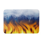 Eis und Flamme Badematte (Vorderseite)