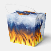 Eis und Flamme Geschenkschachtel (Rückseite)