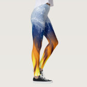 Eis und Flamme Leggings (Rechts)