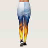 Eis und Flamme Leggings (Rückseite)
