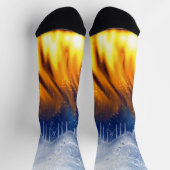 Eis und Flamme Socken (Oben)
