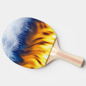 Eis und Flamme Tischtennis Schläger (Seitenansicht)