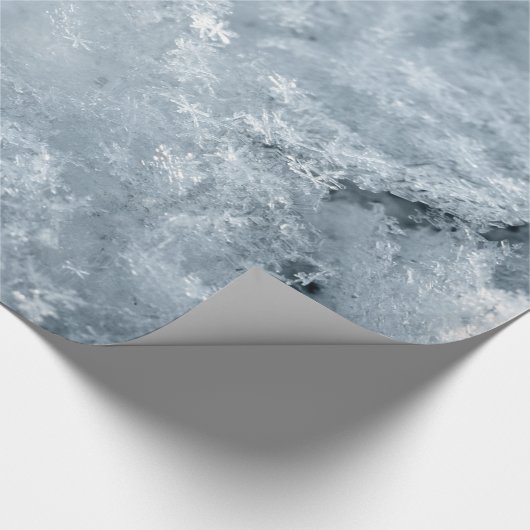 Eis und Frost Geschenkpapier (Ecke)