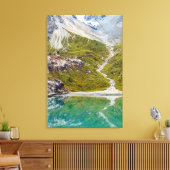 Eis und Grün Leinwanddruck (Insitu (Wohnzimmer))