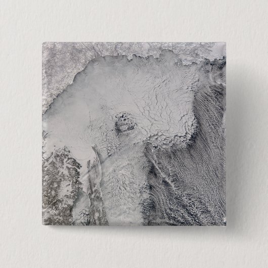 Eis- und Nebenstraßen im Meer von Okhotsk Button (Vorderseite)