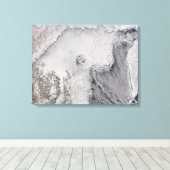 Eis- und Nebenstraßen im Meer von Okhotsk Leinwanddruck (Insitu (Holzboden))