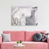 Eis- und Nebenstraßen im Meer von Okhotsk Leinwanddruck (Insitu (Wohnzimmer))