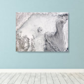 Eis- und Nebenstraßen im Meer von Okhotsk Leinwanddruck (Insitu (Holzboden))