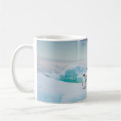 Eis und Schnee | Adelie Penguins Antarktis Kaffeetasse (Links)