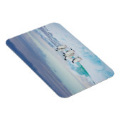 Eis und Schnee | Adelie Penguins Antarktis Magnet (Rechte Seite)