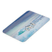 Eis und Schnee | Adelie Penguins Antarktis Magnet (Linke Seite)