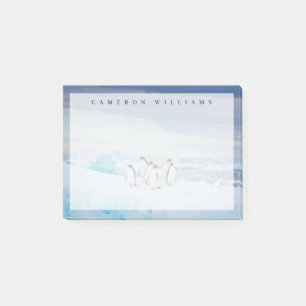 Eis und Schnee Adelie Penguins Antarktis Post-it Klebezettel
