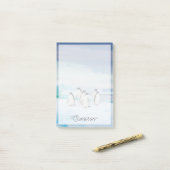 Eis und Schnee | Adelie Penguins Antarktis Post-it Klebezettel (Auf Schreibtisch)