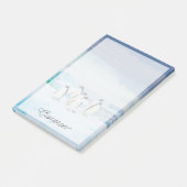 Eis und Schnee | Adelie Penguins Antarktis Post-it Klebezettel (angewinkelt)