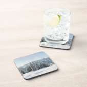 Eis und Schnee | Allgäu Bayern Deutschland Getränkeuntersetzer (Rechte Seite)