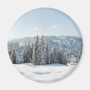 Eis und Schnee   Allgäu Bayern Deutschland Magnet