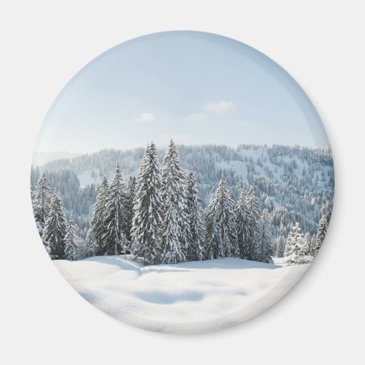 Eis und Schnee | Allgäu Bayern Deutschland Magnet (Vorne)