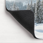 Eis und Schnee | Allgäu Bayern Deutschland Mousepad (Ecke)