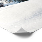 Eis und Schnee | Allgäu Bayern Deutschland Poster (Ecke)