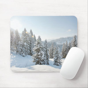 Eis und Schnee Allgäu Bayern Süddeutschland Mousepad