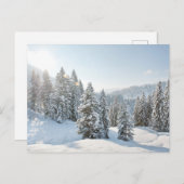 Eis und Schnee | Allgäu Bayern Süddeutschland Postkarte (Vorne/Hinten)