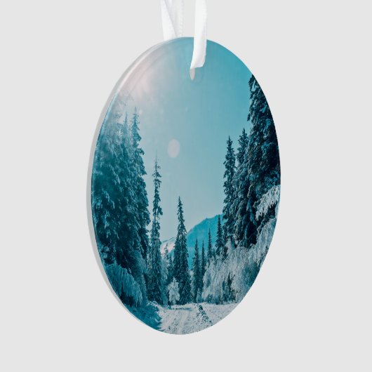 Eis und Schnee | Altai Nature Reserve, Russland Ornament (Vorderseite)