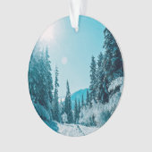 Eis und Schnee | Altai Nature Reserve, Russland Ornament (Vorderseite)