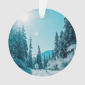 Eis und Schnee | Altai Nature Reserve, Russland Ornament (Vorderseite)