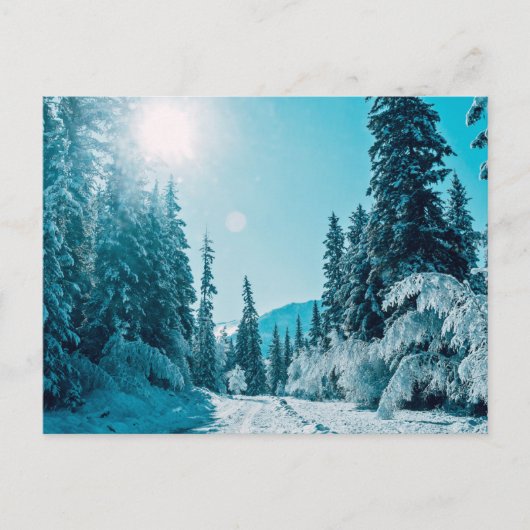 Eis und Schnee | Altai Nature Reserve, Russland Postkarte (Vorderseite)