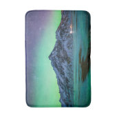 Eis und Schnee | Aurora Borealis Milky Way Island Badematte (Vorderseite Vertikal)