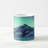 Eis und Schnee | Aurora Borealis Milky Way Island Kaffeetasse (Mittel)