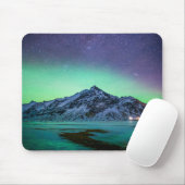Eis und Schnee | Aurora Borealis Milky Way Island Mousepad (Mit Mouse)